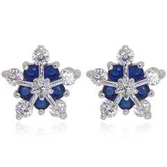 10連CZダイヤモンドピアス キュービックジルコニア シルバー925 プラチナ仕上 レディース アクセサリー イヤリング化可 ジュエリー プレゼント ルビー サファイア