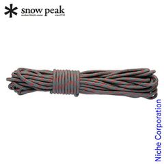 【新品】 スノーピーク グレーロープPro. 4mm 10mカット [AP-021]