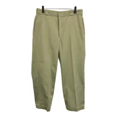 90年代 USA製 Dickies ディッキーズ 874 ワークパンツ ベージュ(メンズ W38 L29)中古 古着 U8314