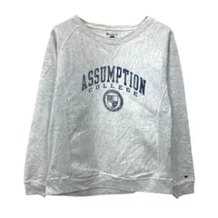 Champion プリントスウェット トレーナー L グレー チャンピオン 古着卸 アメリカ仕入 a708-5380