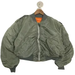 70年代 CONCORD INDUSTRIES L-2B フライトジャケット ミリタリー オリーブ (メンズ LARGE) 中古 古着 A3128