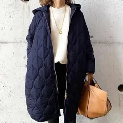 中綿入り アウター キルティングコート レディース ロングコート 秋 冬 中綿コート ロング丈 フード付き キルティング ジャケット キルト 無地 軽量 大きいサイズ おしゃれ 暖かい あったか 韓国