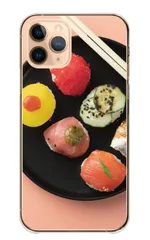 Galaxy A51 5G SC-54A SCG07 ケース カバー ギャラクシーA51 スマホケース ハードケース 寿司 すし スシ SUSHI 日本 和食 米 マグロ イクラ サーモン 軍艦 にぎり 写真 カラー05