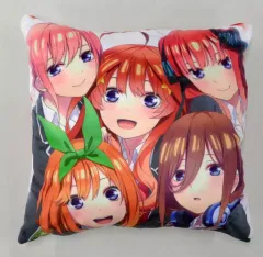【中古】クッション・抱き枕・本体 集合(アップ) プリントスクエアクッション 「五等分の花嫁」