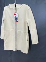 新品タグ付き REI RISEE レディース リバーシブルフェイクレザーコート オフホワイト Mサイズ  ART.221203 コストコ/56823在