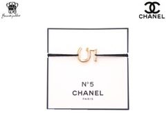 シャネル ノベルティ No.5 ブレスレット N°5 PARIS ゴールド フリーサイズ CHANEL PARFUMS【New 新品】