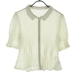 Lily Brown リリーブラウン 半袖 ブラウス F アイボリー レディース 古着