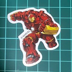 ST211 防水ステッカー シール アベンジャーズ ハルクバスター アイアンマン