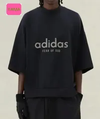 2025年最新】fear of god adidas tシャツの人気アイテム - メルカリ