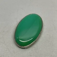 SN597 帯締め 翡翠？ 瑪瑙？ グリーン アンティーク ジュエリー 和装小物 着物 3cm×2cm 重さ7g