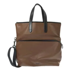 COACH コーチ グラハムフォールドオーバー・2WAY レザー ハンドバッグ ショルダーバッグ/F50712/ブラウン【オールシーズン】【♂】【B】【メンズ】★■585225【中古】