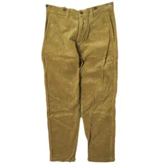 SCYE BASICS サイベーシックス 日本製 Cotton Corduroy High Back Trousers コーデュロイサルエルパンツ 5216-83601 26 ブラウン ボトムス g13638