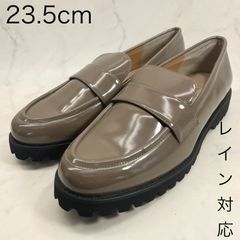 【新品 訳あり】【レイン対応】イング　タンクソールレインシューズ　23.5㎝　オーク