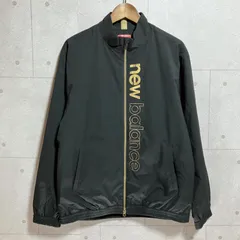 New Balance Golf ニューバランスゴルフ ゴルフ ウェア ストレッチ ブルゾン ジャケット アウター ゴールド ロゴ 金 ブラック 黒 メンズ SG342-9