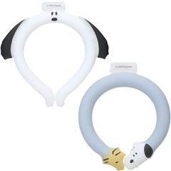 【1個】首元ひんやり 立体アイスループ  スヌーピー 224714/Mサイズ 224715/Sサイズ ウッドペッカー K 2025年4月 熱中症対策 自然凍結 クールネック ネッククーラー かわいい おしゃれ ピーナッツ SNOOPY
