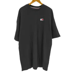 トミージーンズ tommy jeans ワンポイントロゴ刺繍Tシャツワンピース レディース import：M 