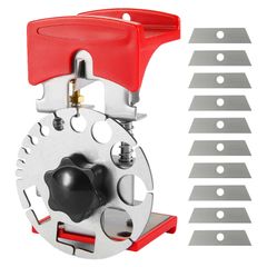 【特価商品】替え刃10枚 本体 ステンレス製 DIY ワイヤー ケーブル 工具 電線皮剥き機 剥線機 銅線 ケーブルストリッパー ワイヤーストリッパー H.I.S SES