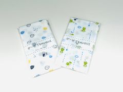 ガーゼてぬぐい 2枚セット 日本製 カエル さかな