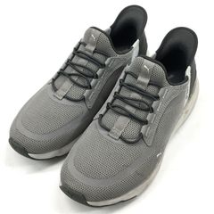 PUMA プーマ ランニングシューズ 靴 26cm グレー ソフトライドフレックスレースイーズインワイド ユニセックス 25d菊NS