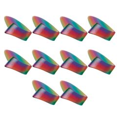 Pickboy ピックボーイ ギターサムピック TP-17 レインボーM-sizeセルロイド素材10個入り フィンガーピッキングのスタイルで使用します