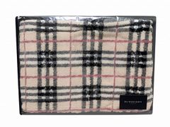 未使用 バーバリー ロンドン　BURBERRY LONDON　バスタオル 西川産業 ベージュ チェック 未使用品 ブランド雑貨