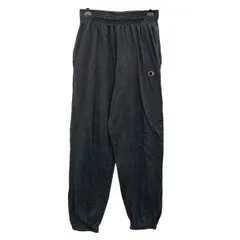 Champion スウェットパンツ S チャンピオン チャコールグレー イージーパンツ ワンポイント ロゴ 刺繍 古着卸 アメリカ仕入 2504-168