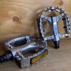CRUPI スクエアゲージペダル チタンスピンドル オールドミッドBMX