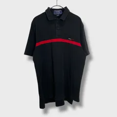 ☆POLO SPORT RALPH LAUREN☆ラルフローレン☆マグネットボタンラインボーダーポロシャツ☆半袖ポロシャツ☆ブラック☆L☆I25M