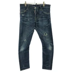 DSQUARED2 ディースクエアード 17AW Sexy twist jean セクシーツイストデニムパンツ S71LB0378 インディゴ 46