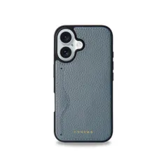 【数量限定】コグレ iPhone16 ケース 本革 シュリンクカーフレザー カード入れ COGURE シンプル おしゃれ ギフトボックス付き COPC1 ブルーリン【BlueLin】