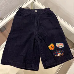 【美品】【130】ミキハウス コーデュロイ ハーフパンツ【MIKIHOUSE】