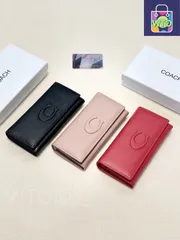【今日特価】Coach コーチ 新作財布 原版牛皮使用、仕上がり精巧で内部収納充実、上品な高級感を備える