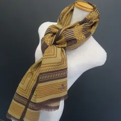 フェンディ FENDI ヴィンテージ ショール ストール ズッカ柄 829133