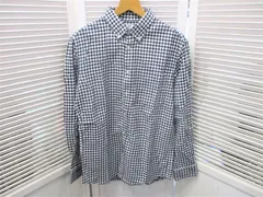◇美品 UNIQLO ユニクロ メンズ ギンガムチェック 長袖 シャツ サイズM◇