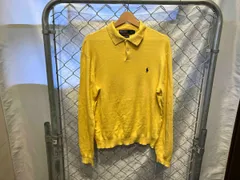 Polo Ralph Lauren ポロラルフローレン 長袖ポロシャツ Lサイズ イエロー  