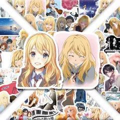 四月は君の嘘 宮園かをり 有馬公生 シール 60枚セット 癒し アニメ