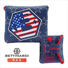 ベティナルディ 独立記念日 4th of July ヘックスフラッグ パターカバー マレットタイプ ヘッドカバー ブルー BETTINARDI 星条旗
