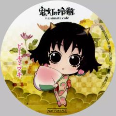 [중고] 코스터(캐릭터) 피치·마키 코스터 [귀등의 냉철×animatecafe] 메뉴 주문 특전
