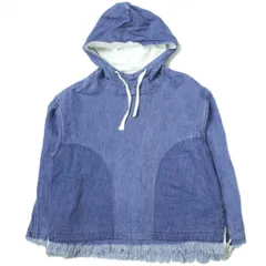 ATELIER BETON アトリエベトン 19SS 日本製 DENIM ANORAK デニムアノラックジャケット 191-09C 4 Indigo Gジャン プルオーバー パーカー アウター g8246のサムネイル