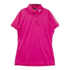 サイズ：L J.LINDEBERG ジェイリンドバーグ  半袖ポロシャツ  ピンク系 [240101344743]# ゴルフウェア レディース ストスト