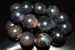 【１点物】オーストラリア産 ブラックマトリックスオパール　11-11.5mm　ブレスレット パワーストーン 天然石 _MA9245
