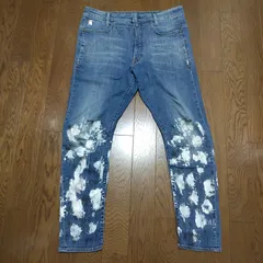 【古着】G-STAR RAW/デニムパンツ D-STAQ 3D SKINNY ストレッチペイント