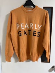 PEARLY GATES ハイネックニット オレンジ - メルカリ