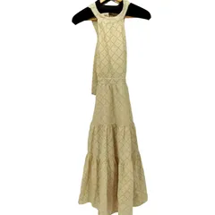 ユーズドフルギ USED古着 {{MISTREASS }}2023SS  Cotton Race Halter Neck Dress レディース FREE 