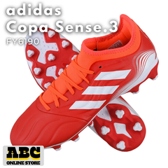 25.0cm adidas アディダス コパセンス.3 HG/AG (レッド×ホワイト)