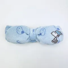 スヌーピー リボンヘアバンド ブルー SNOOPY