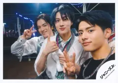 【中古】生写真(ジャニーズ) 美 少年/岩崎大昇・佐藤龍我・金指一世/横型・上半身/「ALL Johnnys’ Jr. 2023 わっしょいCAMP! in Dome」セルフィー/公式生写真