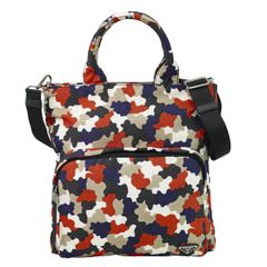 本物 プラダ PRADA カモフラージュ 迷彩柄 2WAY ショルダーバッグ ハンドバッグ ポシェット キャンバス ブラック マルチカラー バッグ 中古 【フォロー割】
