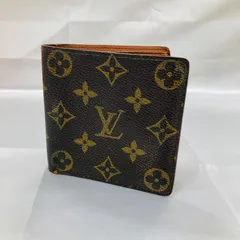 A【ブランド財布】LOUIS VUITTON ルイヴィトン 財布 二つ折り ポルトフォイユマルコ モノグラム 小銭入れ