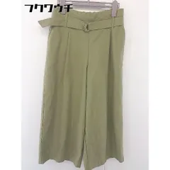 ◇ ◎ DRESKIP ドレスキップ ワイド パンツ サイズM カーキ レディース  【中古】 【1110110005440】